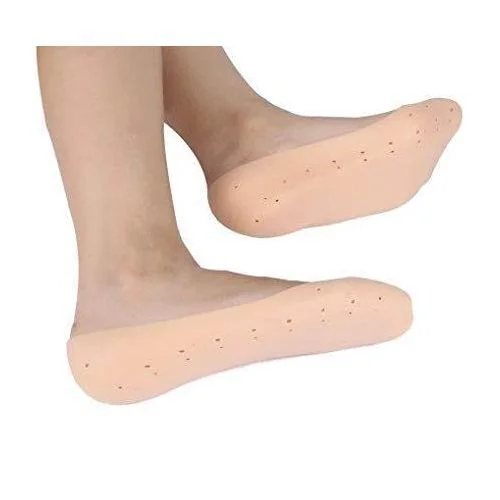 Pack Chaussette + Coussin Orthopédique + Chaussette a talon – en gel silicone – Pour Protection des Pieds – Image 2