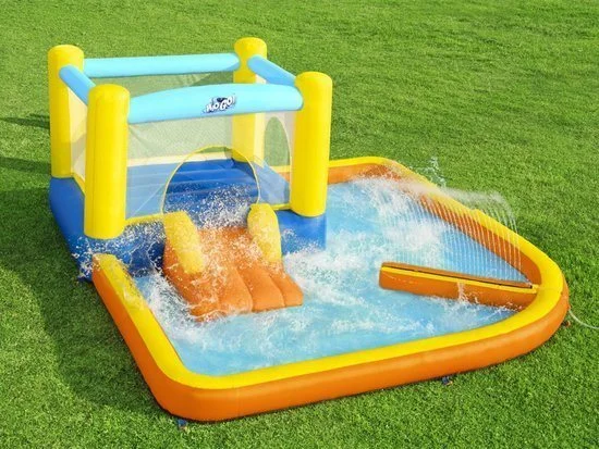 Bestway – Aire de jeux aquatique gonflable – 53381 – 3,65 m x 3,40 m x 1,52 m – Image 6