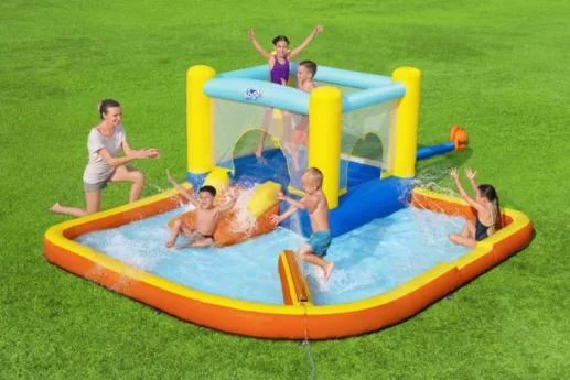 Bestway – Aire de jeux aquatique gonflable – 53381 – 3,65 m x 3,40 m x 1,52 m – Image 5