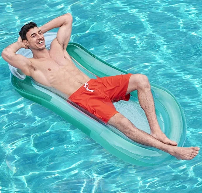 Bestway – Matelas Gonflable – 43103 – 1.60×84cm Bleu