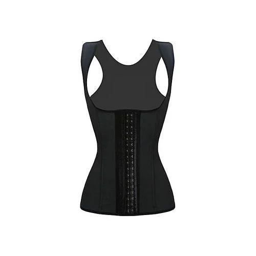 Corset Minceur – Gaine Amincissant – à Bretelles YC 128 – Noir – Image 4