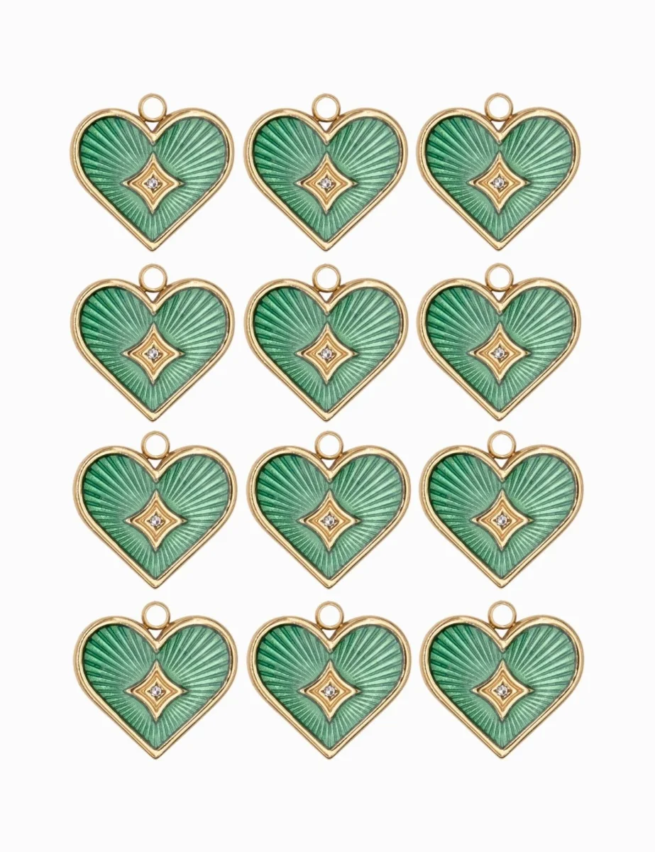 Pendentifs coeur 16x15mm – Image 7