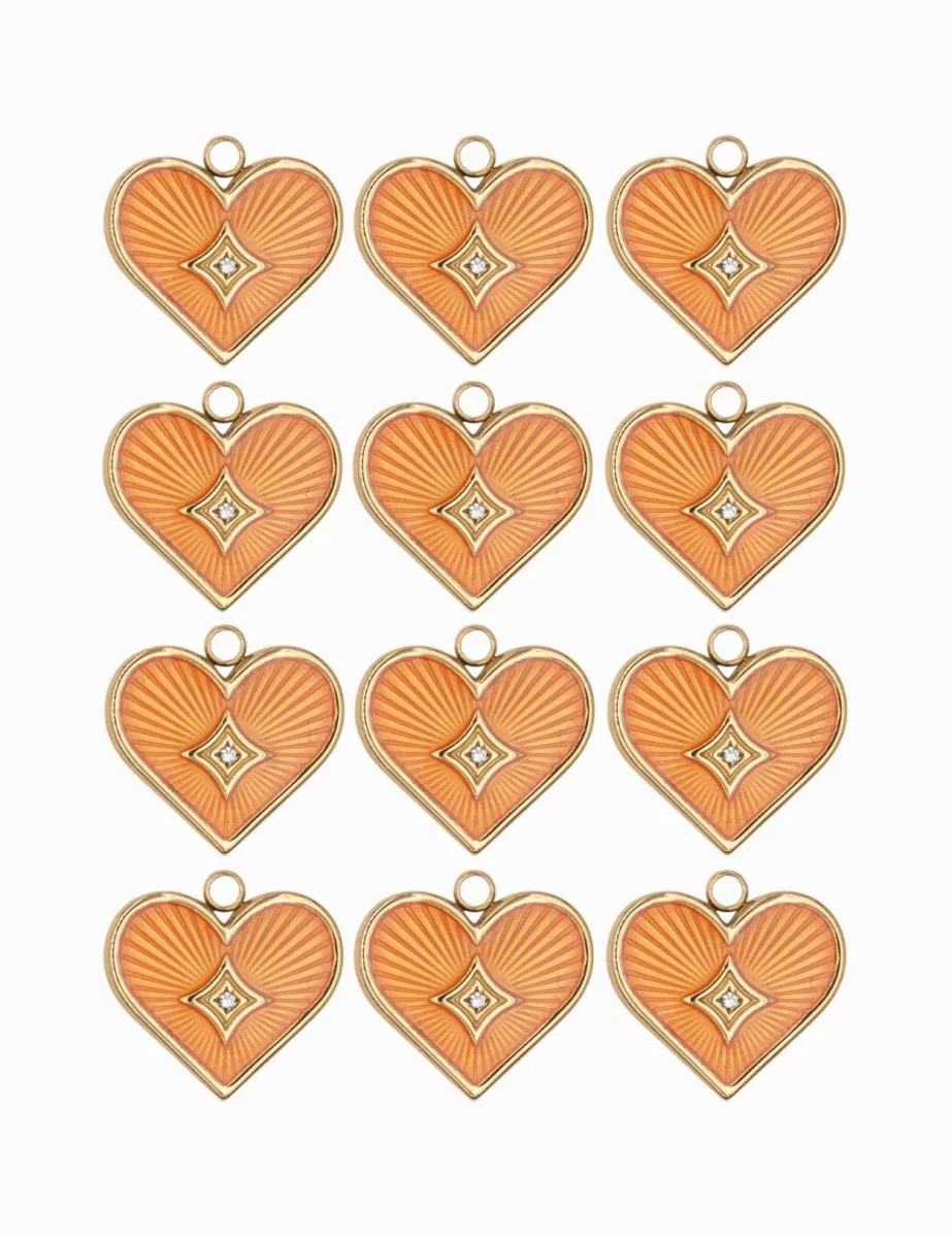 Pendentifs coeur 16x15mm – Image 9