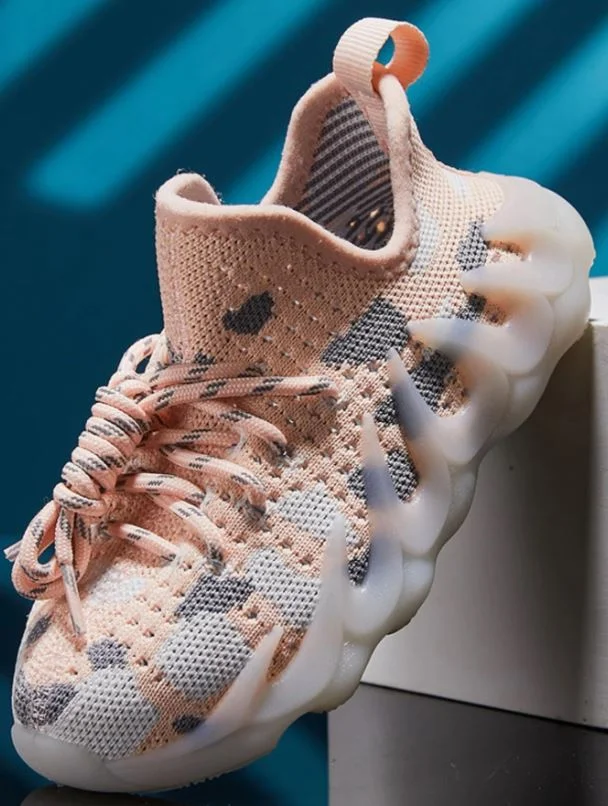 Basket Ultra Souple – Légère – Respirante Et Anti-Dérapante – AU7552 – Saumon Clair – Image 2