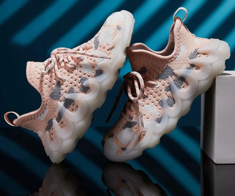 Basket Ultra Souple – Légère – Respirante Et Anti-Dérapante – AU7552 – Saumon Clair – Image 5