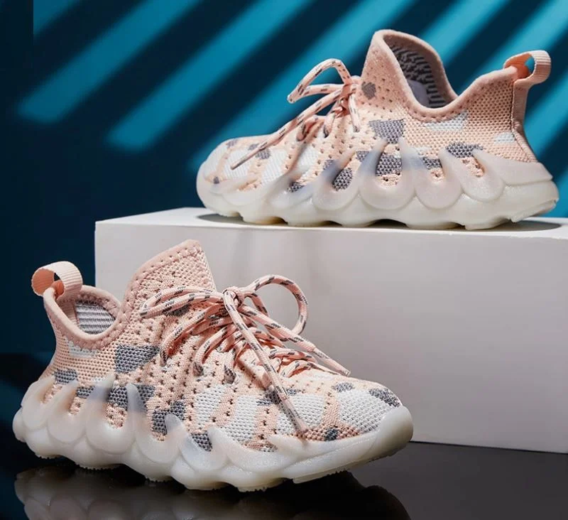 Basket Ultra Souple – Légère – Respirante Et Anti-Dérapante – AU7552 – Saumon Clair – Image 6