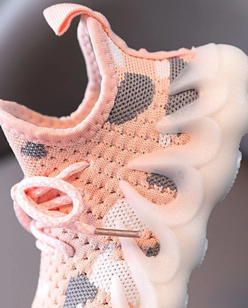 Basket Ultra Souple – Légère – Respirante Et Anti-Dérapante – AU7552 – Saumon Clair – Image 8