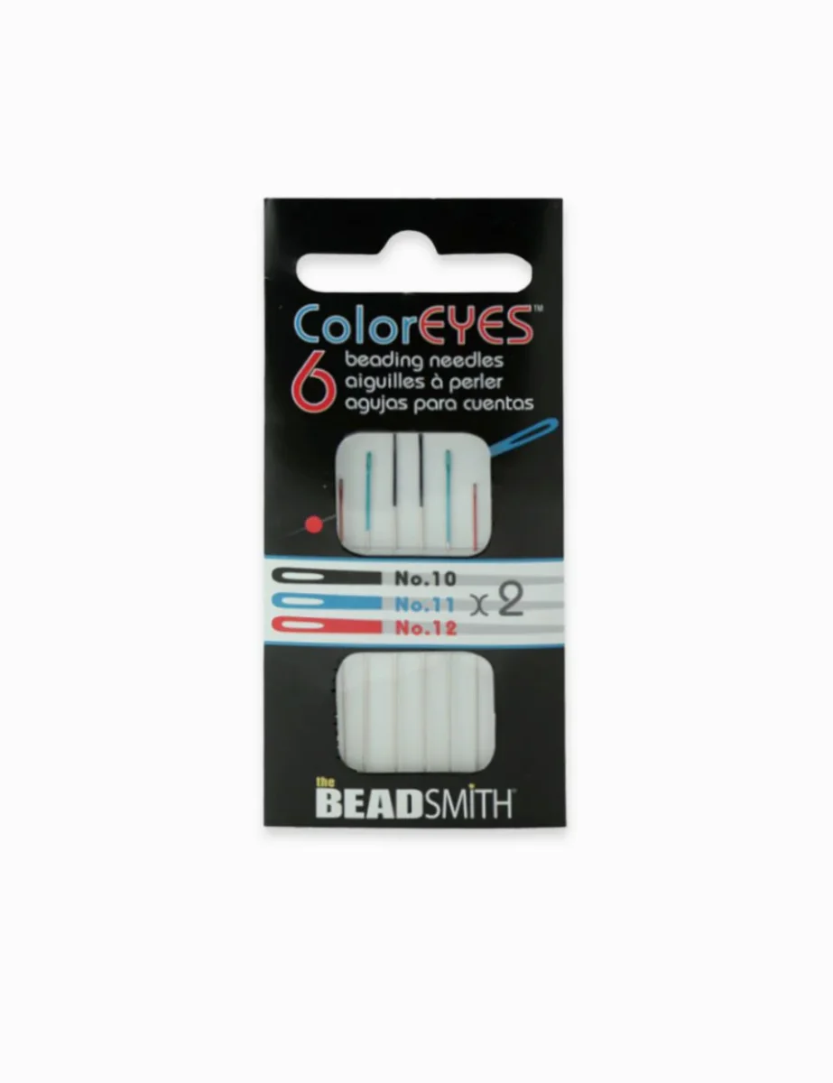 Aiguilles à perles Coloreyes N°10-11-12