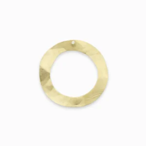 Anneau ROCK doré mat 36mm