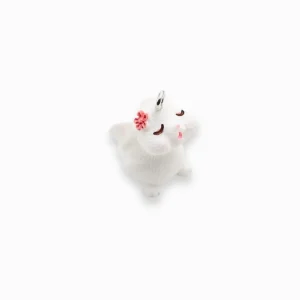 Breloque lapin bisou 21x14 mm