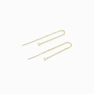 Boucles d'oreilles chaînettes 38mm