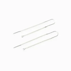 Boucles d'oreilles chaînettes 48mm