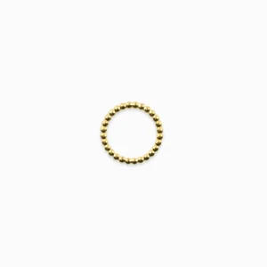 Cercles billes dorés 12mm