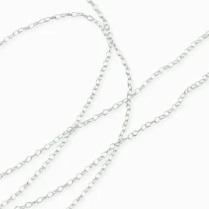 Chaîne forçat maille fine 2x1.50mm