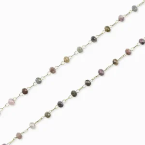Chaîne perlée facettée 3.50mm
