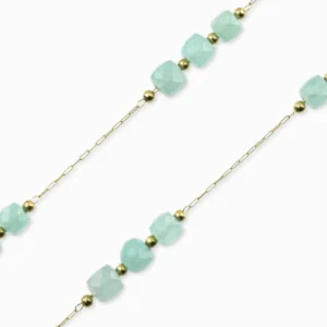 Chaîne triple cube facetté 4mm