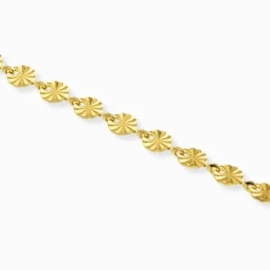 Chaîne sequin striée 4mm