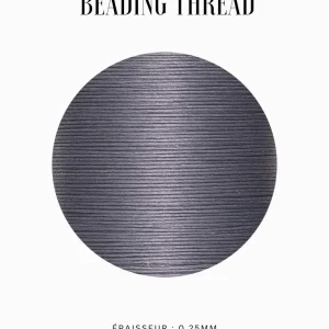Fil Miyuki Beading Thread B 0.25mm charcoal col.22