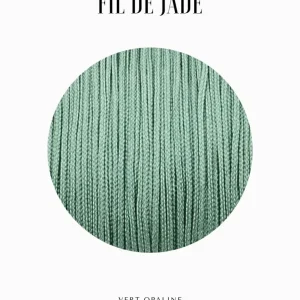 Fils de nylon tressé 0.50mm - Vert opaline