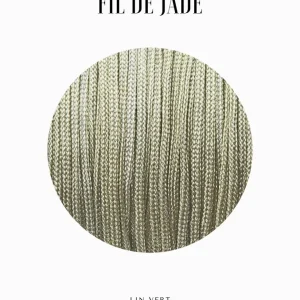 Fils de nylon tressé 0.80mm - Lin vert