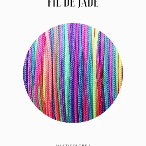 Fils de nylon tressé 0.80mm - Multicolore #1