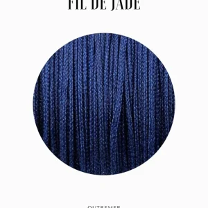 Fils de nylon tressé 0.80mm - Outremer