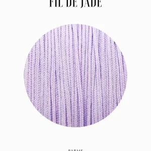 Fils de nylon tressé 0.80mm - Parme