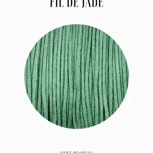 Fils de nylon tressé 0.80mm - Vert poireau