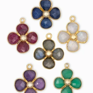 Trefles en pierre 15mm - Lot de 6