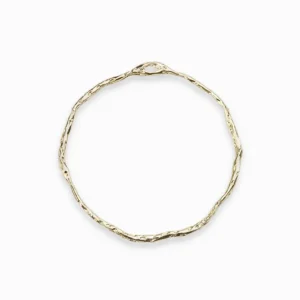 Anneau intercalaire irrégulier doré 36mm