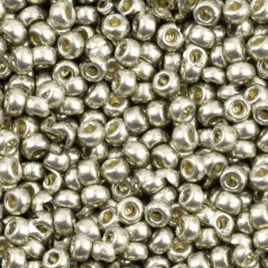 Miyuki Seed Bead 11/0 col 4221 Duracoat Galvanized Light Pewter