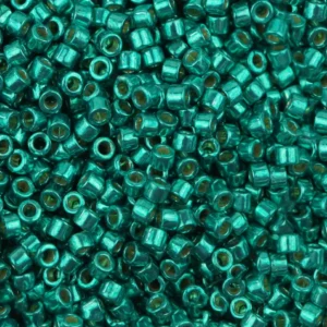 Miyuki Delica 11/0 Duracoat Galvanized Dark Aqua Green