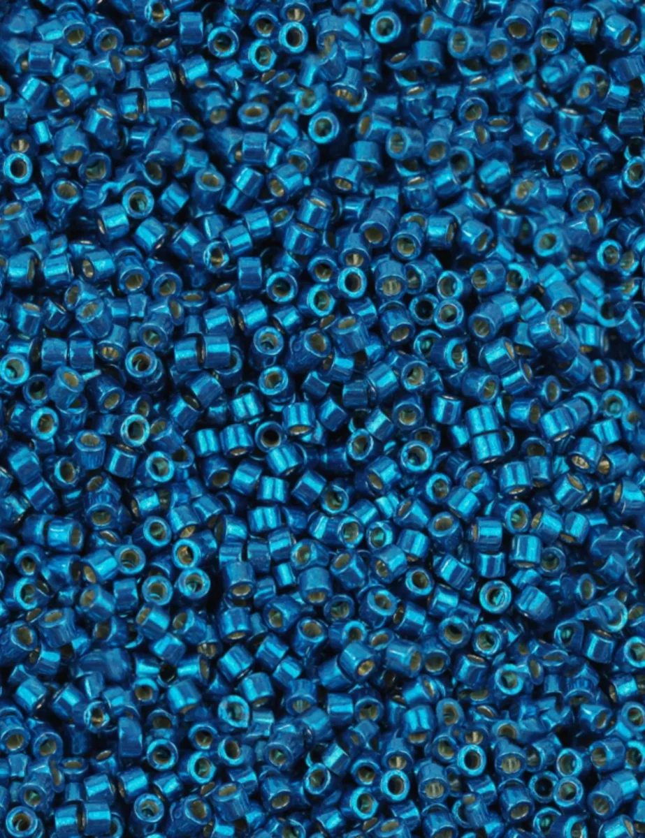 Miyuki Delica 11/0 Duracoat Galvanized Dark Capri Blue