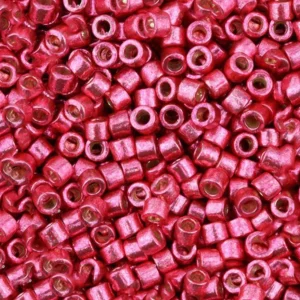 Miyuki Delica 11/0 Duracoat Galvanized Light Cranberry