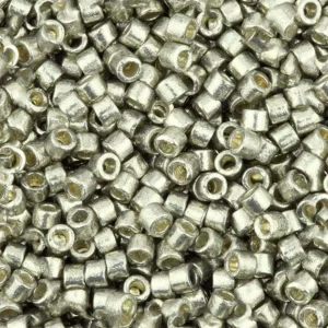 Miyuki Delica 11/0 Duracoat Galvanized Light Pewter