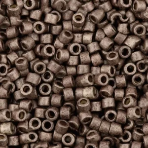 Miyuki Delica 11/0 Duracoat Galvanized Matte Dark Mauve