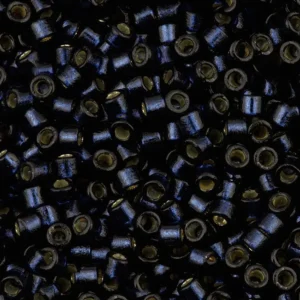 Miyuki Delica 11/0 Duracoat Silver Lined Dyed Montana