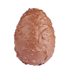 Œuf Amandes de Paques Garni, Chocolat au lait ou Chocolat Blanc