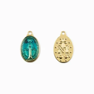 Pendentif Vierge résine 20x12mm