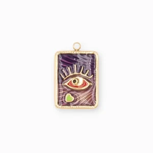 PEN0579VI.jpgv1758287511 Pendentif médaille oeil coeur 17.5x13.5mm