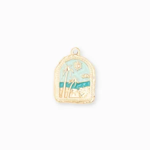 Pendentif médaille Hawaii 20x17.5mm
