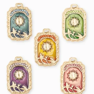 Pendentif médaille Apollo 24x18mm - Doré - Lot mélangé