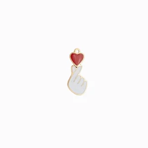 Pendentif finger heart 16x7.5mm