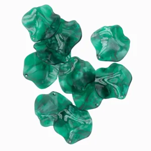 Pendentif Pétale de fleurs en acétate 25mm