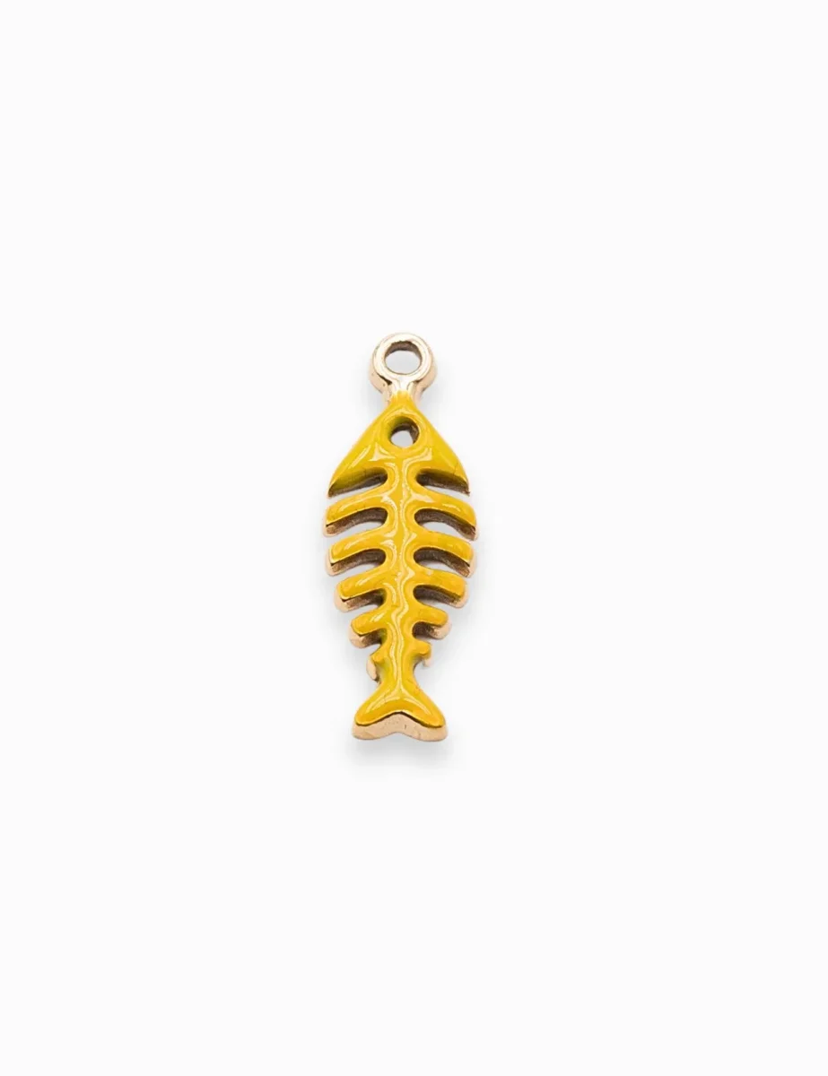 Pendentif arête de poisson 22x8mm – Image 5
