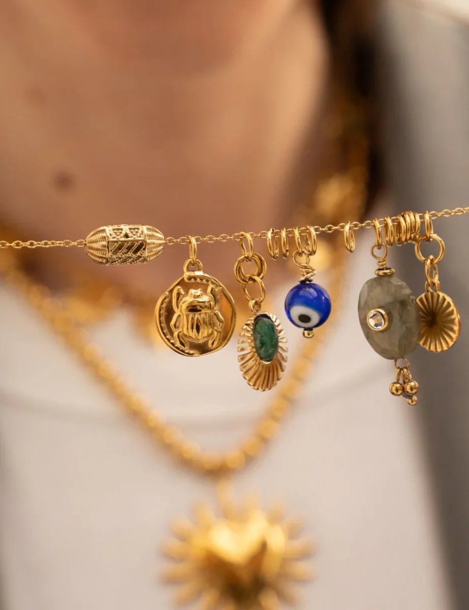 Pendentif médaille cabochon 16x14mm - Lot mélangé – Image 3