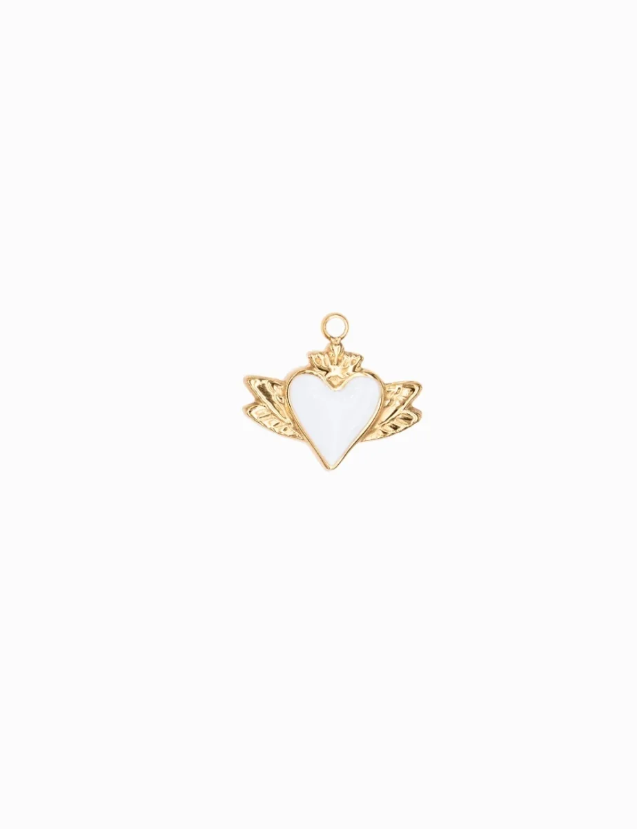 Pendentif coeur ailé 10x15 mm – Image 7
