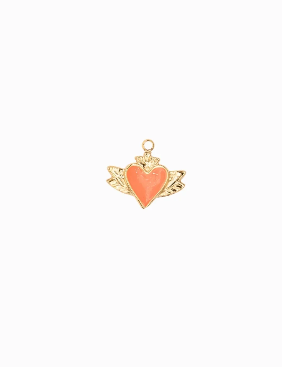 Pendentif coeur ailé 10x15 mm – Image 5