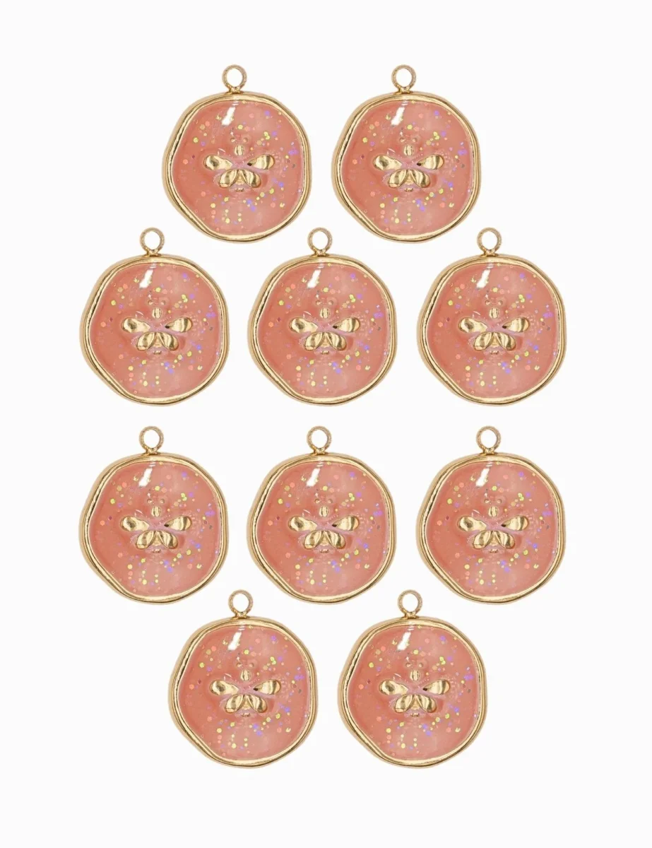 Pendentif médaille Papillon 14mm – Image 6