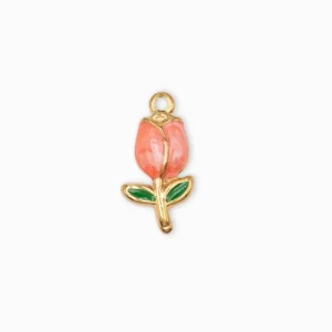 Pendentif tulipes 22.5x12mm